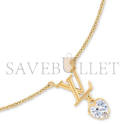 LOUIS VUITTON LV ICONIC HEART NECKLACE M02387